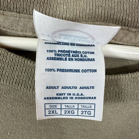 Vintage Alaska Call Of The Wild Extra 2XL Shirt Grizzly Bear Moose Wolf Delta - Picture 3 of 13